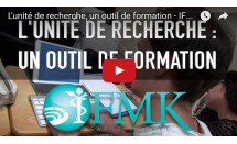L'unité de recherche, un outil de formation - IFMK Saint Michel